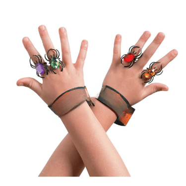 bulk plastic spider rings with jewels